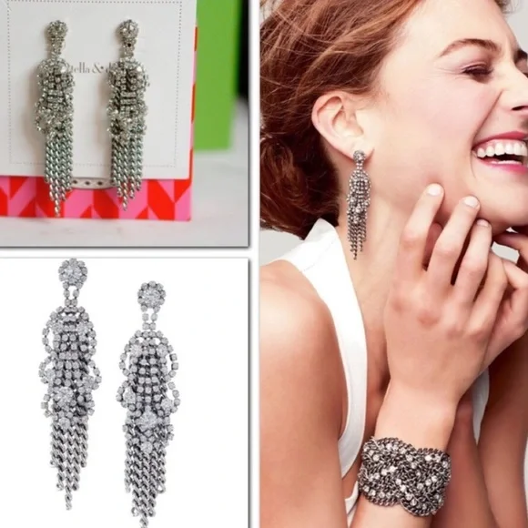 :: Stella & Dot Retired Petra Fringe Earrings - Picture 10 of 15